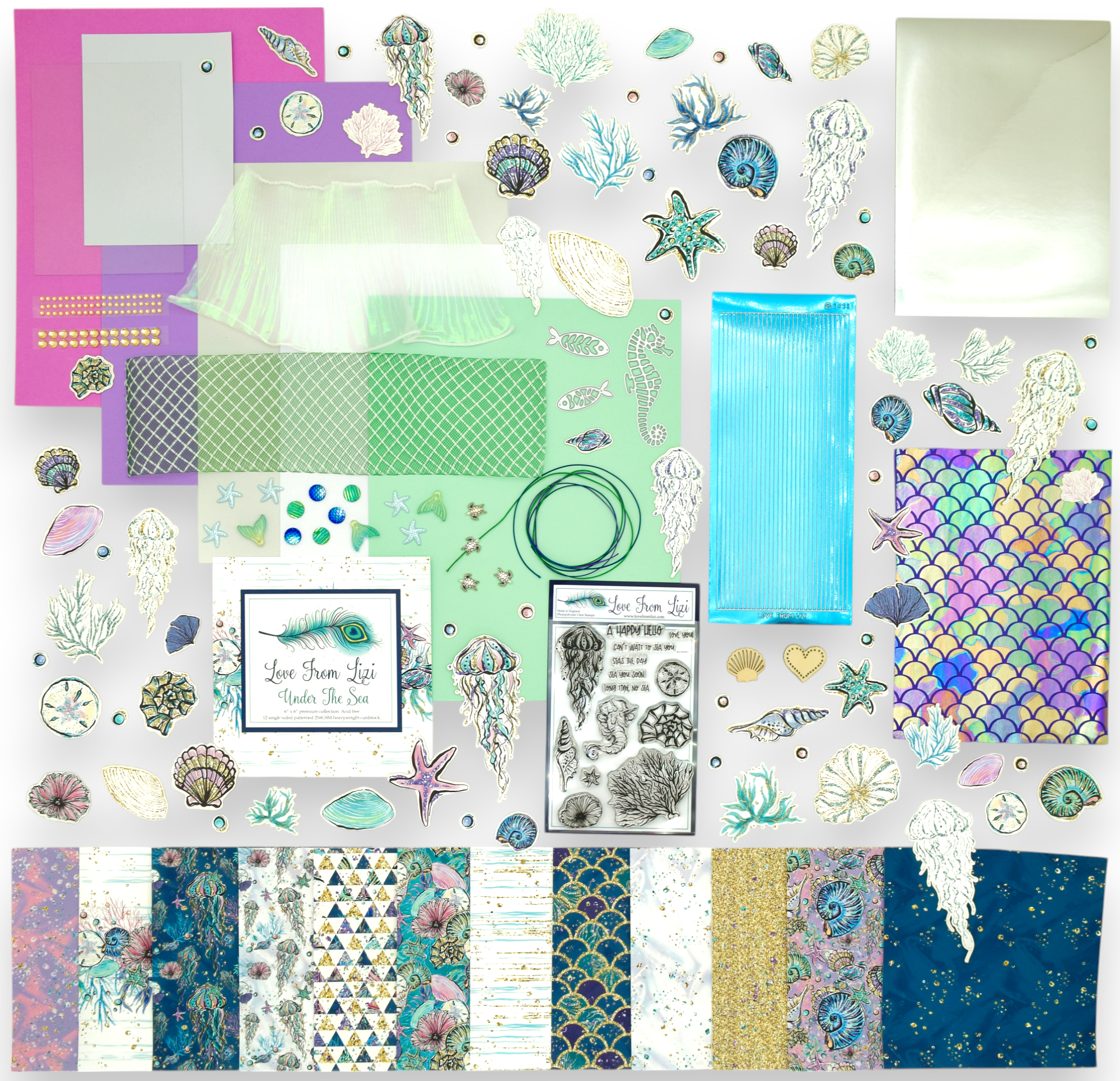 LFL August 25 Card Kit - Under The Sea